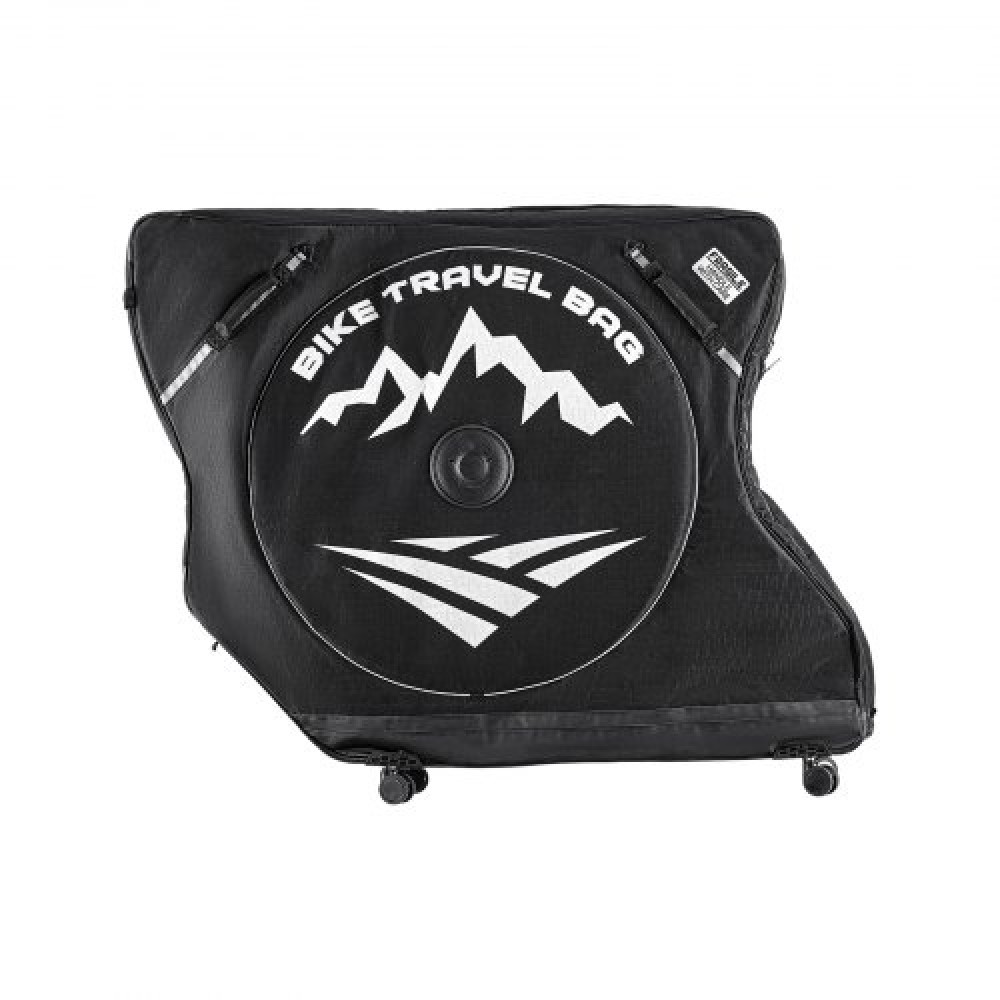 VEVOR Bike Travel Bag, Road Bike Bag Road Bicycle Storage Carry with TSA Lock & Dual Zipper, Μαύρη θήκη ποδηλάτου Μεταξόνιο 94-106 cm για αεροπορικά ταξίδια, εξωτερική χρήση, αεροπλάνο, αυτοκίνητο, τρένο, μεταφορά μετρό