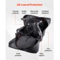 VEVOR Bike Travel Bag, Road Bike Bag Road Bicycle Storage Carry with TSA Lock & Dual Zipper, Μαύρη θήκη ποδηλάτου Μεταξόνιο 94-106 cm για αεροπορικά ταξίδια, εξωτερική χρήση, αεροπλάνο, αυτοκίνητο, τρένο, μεταφορά μετρό