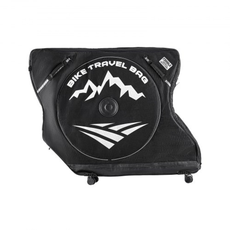 VEVOR Bike Travel Bag, Road Bike Bag Road Bicycle Storage Carry with TSA Lock & Dual Zipper, Μαύρη θήκη ποδηλάτου Μεταξόνιο 94-106 cm για αεροπορικά ταξίδια, εξωτερική χρήση, αεροπλάνο, αυτοκίνητο, τρένο, μεταφορά μετρό