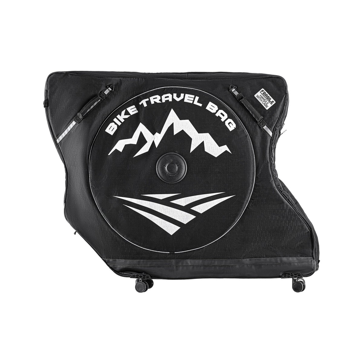 VEVOR Bike Travel Bag, Road Bike Bag Road Bicycle Storage Carry with TSA Lock & Dual Zipper, Μαύρη θήκη ποδηλάτου Μεταξόνιο 94-106 cm για αεροπορικά ταξίδια, εξωτερική χρήση, αεροπλάνο, αυτοκίνητο, τρένο, μεταφορά μετρό
