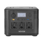 Φορητός σταθμός VEVOR με ηλιακό πάνελ 200 W, ηλιακός σταθμός παραγωγής ενέργειας 1800 W, εφεδρική μπαταρία LiFePO4 1008 Wh με 9 θύρες εξόδου για έκτακτη ανάγκη στο σπίτι, υπαίθριο κάμπινγκ, ταξίδια με RV