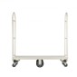 VEVOR U-Boat Platform Truck Dolly, χωρητικότητα φόρτωσης 907,18 kg, βαρέως τύπου Steel Utility Cart, Industrial Hand Push Truck με έξι τροχούς και διπλές αποσπώμενες λαβές, για αποθήκη, 1525 x 410 x 1510 mm