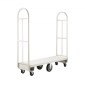 VEVOR U-Boat Platform Truck Dolly, χωρητικότητα φόρτωσης 907,18 kg, βαρέως τύπου Steel Utility Cart, Industrial Hand Push Truck με έξι τροχούς και διπλές αποσπώμενες λαβές, για αποθήκη, 1525 x 410 x 1510 mm