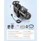 Αντλία πισίνας VEVOR, 3000W, 35.000 L/H Max Flow Αντλία Πισίνας Μονής Ταχύτητας, AC 220-240V, 2860 RPM, 19 m Max Head, με 24ωρο χρονοδιακόπτη & καλάθι φίλτρου, για Above-Ground & In-Gr.