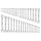 Σετ γαλλικών κλειδιών VEVOR, 44 τεμαχίων SAE και Metric, 12-Point Box End και 15° Loged Open End κλειδιά συνδυαστικά με Roll Up Pouch, Carbon Steel, για γενικές επισκευές οικιακών και αυτοκινήτων
