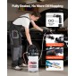 VEVOR Fluid Extractor, χωρητικότητας 9,5 L, Πνευματικός/Χειροκίνητος εξολκέας υγρών κενού με 150 cm Long Horse & τρεις 120 cm Extension Tubes, Αντλία αλλαγής λαδιών με δεξαμενή PE για αυτοκίνητα, χορτοκοπτικά, σκάφη