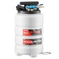 VEVOR Fluid Extractor, χωρητικότητας 9,5 L, Πνευματικός/Χειροκίνητος εξολκέας υγρών κενού με 150 cm Long Horse & τρεις 120 cm Extension Tubes, Αντλία αλλαγής λαδιών με δεξαμενή PE για αυτοκίνητα, χορτοκοπτικά, σκάφη