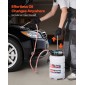 VEVOR Fluid Extractor, χωρητικότητας 9,5 L, Πνευματικός/Χειροκίνητος εξολκέας υγρών κενού με 150 cm Long Horse & τρεις 120 cm Extension Tubes, Αντλία αλλαγής λαδιών με δεξαμενή PE για αυτοκίνητα, χορτοκοπτικά, σκάφη
