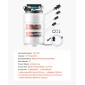 VEVOR Fluid Extractor, χωρητικότητας 9,5 L, Πνευματικός/Χειροκίνητος εξολκέας υγρών κενού με 150 cm Long Horse & τρεις 120 cm Extension Tubes, Αντλία αλλαγής λαδιών με δεξαμενή PE για αυτοκίνητα, χορτοκοπτικά, σκάφη