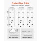 VEVOR Wall Molding 3 Pack, Κιτ πάνελ με ρολό, Ελαφρύ βαμμένο πολυστυρένιο, εύκολο στην εγκατάσταση, αδιάβροχο διακοσμητικό τοίχου για εσωτερική διακόσμηση σαλόνι, υπνοδωμάτιο, λευκό (61x137 + 61x61 cm)