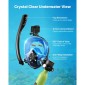 VEVOR Mini Scuba Tank with Sub-Mask, 0,5L φορητό δοχείο κατάδυσης για υποβρύχια αναπνοή, επαναχρησιμοποιούμενος κύλινδρος κατάδυσης πνευμόνων έως και 10 λεπτά κατάδυσης, μπουκάλι πόνυ έκτακτης ανάγκης διάσωσης με αντλία για κολύμβηση με αναπνευστήρα