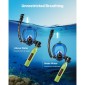 VEVOR Mini Scuba Tank with Sub-Mask, 0,5L φορητό δοχείο κατάδυσης για υποβρύχια αναπνοή, επαναχρησιμοποιούμενος κύλινδρος κατάδυσης πνευμόνων έως και 10 λεπτά κατάδυσης, μπουκάλι πόνυ έκτακτης ανάγκης διάσωσης με αντλία για κολύμβηση με αναπνευστήρα