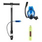 VEVOR Mini Scuba Tank with Sub-Mask, 0,5L φορητό δοχείο κατάδυσης για υποβρύχια αναπνοή, επαναχρησιμοποιούμενος κύλινδρος κατάδυσης πνευμόνων έως και 10 λεπτά κατάδυσης, μπουκάλι πόνυ έκτακτης ανάγκης διάσωσης με αντλία για κολύμβηση με αναπνευστήρα