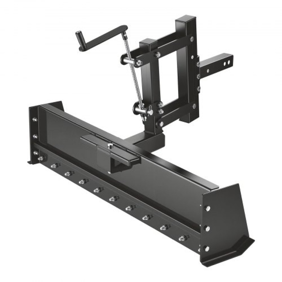 VEVOR 106,7 cm Ρυμούλκηση πίσω από τσουγκράνα Landscape, 3-Point Lawn Rock Rake with Blade & Lift Lever, Fit Κατηγορία 1 ATVs UTVs Tractors Lawn, Heavy Duty Dethatcher Rake for Debris Leaves Thatch