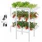 VEVOR Hydroponics Growing System Kit, 3-Tier 108 Sites UPVC Pipe Hydroponic Grow Kit with Timed Igration, Thykened Hydroponic Pipes, Indoor Home Garden Vegetable Planting Kit for Fruit Herb