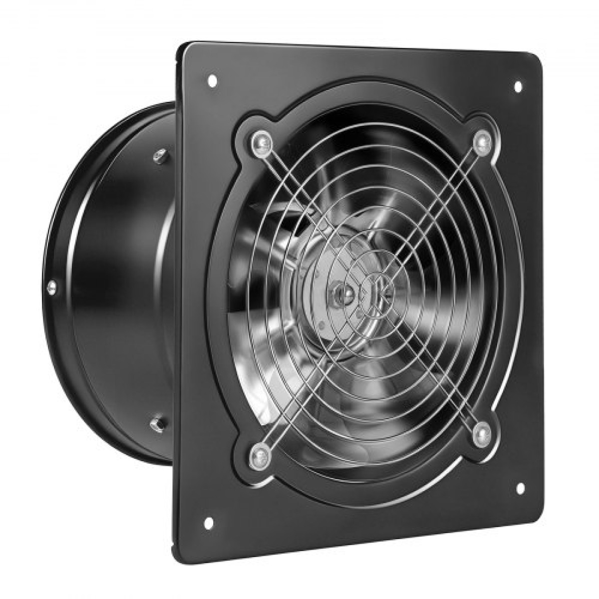 VEVOR 20,3 cm ανεμιστήρας εξάτμισης, 576 CFM ανεμιστήρας υψηλής ταχύτητας επιτοίχιας βάσης με έλεγχο ταχύτητας, χαμηλής κατανάλωσης, φορητός εξαγωγέας εξαερισμού για σοφίτα, γκαράζ, υπόγειο, εργαστήριο, κουζίνα, κοτέτσι, μαύρο