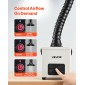 VEVOR Solder Fume Extractor, 3-Stage Filtration Soldering Smoke Absorber με 180 m³/h ισχυρή αναρρόφηση & ροή αέρα 3 επιπέδων, συμπαγής επιφάνεια εργασίας Brushless Smoke Extractor για συγκόλληση DIY