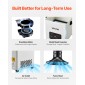 VEVOR Solder Fume Extractor, 3-Stage Filtration Soldering Smoke Absorber με 180 m³/h ισχυρή αναρρόφηση & ροή αέρα 3 επιπέδων, συμπαγής επιφάνεια εργασίας Brushless Smoke Extractor για συγκόλληση DIY