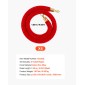 VEVOR 4 τεμ. Red Velvet Stanchion Ropes, 1,5 m Crowd Control Stanchion Red Velvet Ropes with Gold Hooks, Post Queue Barrier Carpet Rope for Carpet Events Κινηματογράφοι Μεγάλα Εγκαίνια Ξενοδοχεία Πάρτι