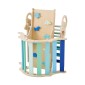 VEVOR Pikler Triangle Set, 9-σε-1 Toddler Climbing Toys Indoor, με 2 Ξύλινα Αυτοκίνητα, Μαξιλάρι, Τρίγωνο, Αψίδα και Ράμπα, Φορτίο 68 κιλών, Πτυσσόμενο Σετ αναρρίχησης Montessori για νήπια και παιδιά, μπλε