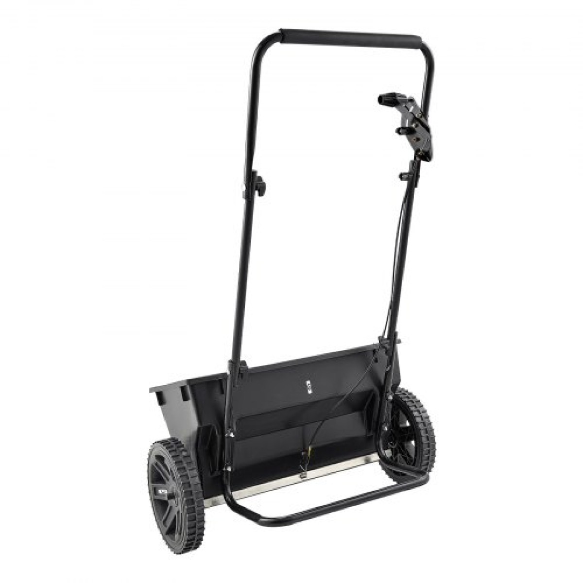 VEVOR Walk-Behind Push Spreader, χωρητικότητα 50 LBS, Drop Spreader με σχάρα χοάνης, 18 σε πλάτος διασποράς & 30 ρυθμίσεις, 10 σε ελαστικά παντός εδάφους, διασκορπιστές κήπου και γκαζόν για σπόρους, λίπασμα