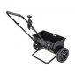VEVOR Walk-Behind Push Spreader, χωρητικότητα 50 LBS, Drop Spreader με σχάρα χοάνης, 18 σε πλάτος διασποράς & 30 ρυθμίσεις, 10 σε ελαστικά παντός εδάφους, διασκορπιστές κήπου και γκαζόν για σπόρους, λίπασμα