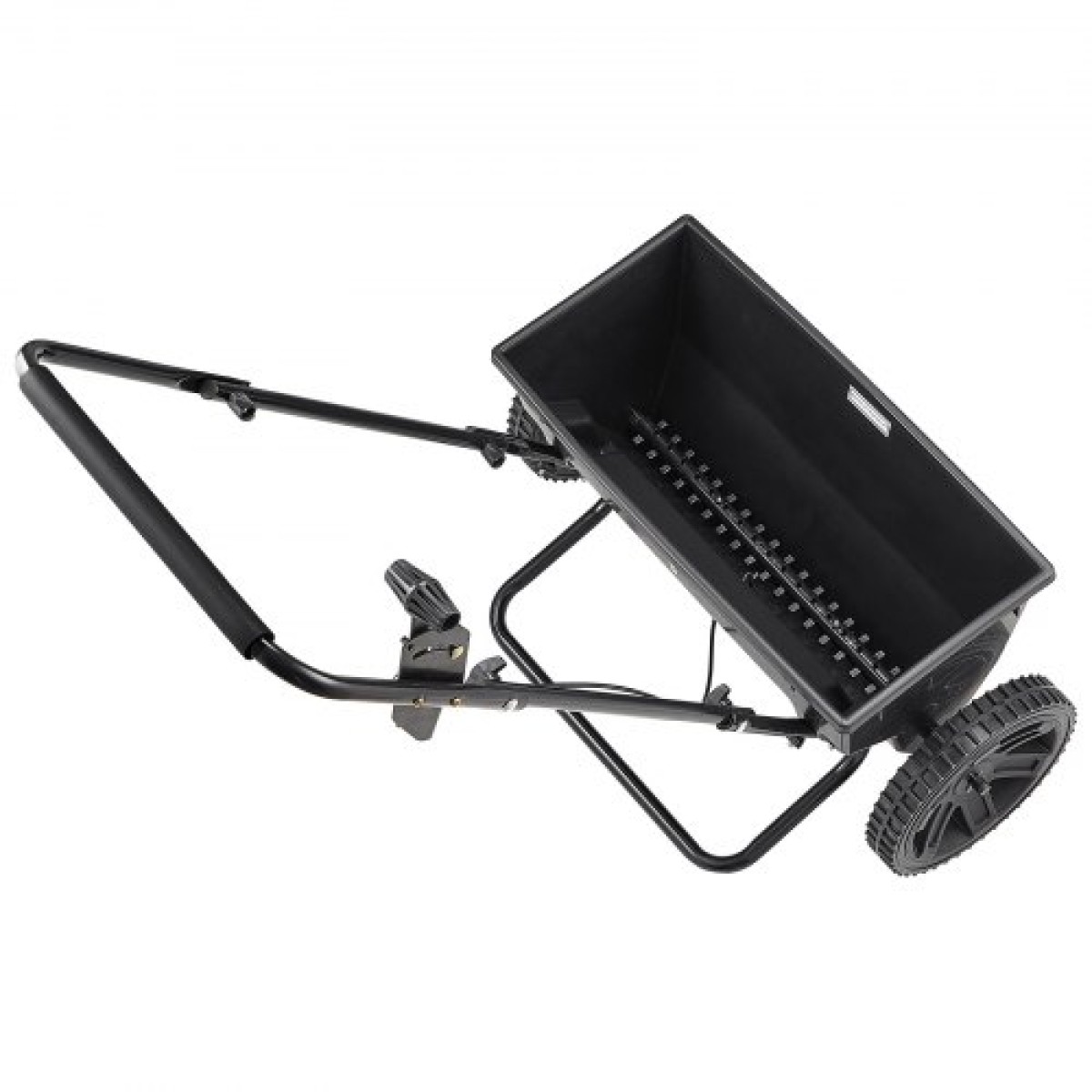 VEVOR Walk-Behind Push Spreader, χωρητικότητα 50 LBS, Drop Spreader με σχάρα χοάνης, 18 σε πλάτος διασποράς & 30 ρυθμίσεις, 10 σε ελαστικά παντός εδάφους, διασκορπιστές κήπου και γκαζόν για σπόρους, λίπασμα