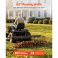 VEVOR 150 cm Ρυμούλκηση πίσω από τσουγκράνα Landscape, 3 Point Hitch Lawn Dethatcher Rake, 26 Spring Steel Tines, για τρακτέρ Κατηγορίας 1, Τσουγκράνες βαρέως τύπου & ανθεκτικές στη σκουριά Εξαρτήματα τρακτέρ για φύλλα πευκοβελόνες