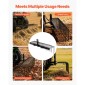 VEVOR 150 cm Ρυμούλκηση πίσω από τσουγκράνα Landscape, 3 Point Hitch Lawn Dethatcher Rake, 26 Spring Steel Tines, για τρακτέρ Κατηγορίας 1, Τσουγκράνες βαρέως τύπου & ανθεκτικές στη σκουριά Εξαρτήματα τρακτέρ για φύλλα πευκοβελόνες