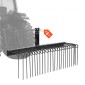 VEVOR 150 cm Ρυμούλκηση πίσω από τσουγκράνα Landscape, 3 Point Hitch Lawn Dethatcher Rake, 26 Spring Steel Tines, για τρακτέρ Κατηγορίας 1, Τσουγκράνες βαρέως τύπου & ανθεκτικές στη σκουριά Εξαρτήματα τρακτέρ για φύλλα πευκοβελόνες
