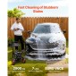 Πλυντήριο αερίου VEVOR 2900 PSI και Max 7 L/min, αντλία αναβάθμισης αλουμινίου με πιστόλι ψεκασμού και ράβδο, σετ 4 ακροφυσίων, ηλεκτρικό πλυντήριο χαμηλού προφίλ για αυτοκίνητα, φράχτες, δρόμους, σπίτια, βεράντες, έπιπλα