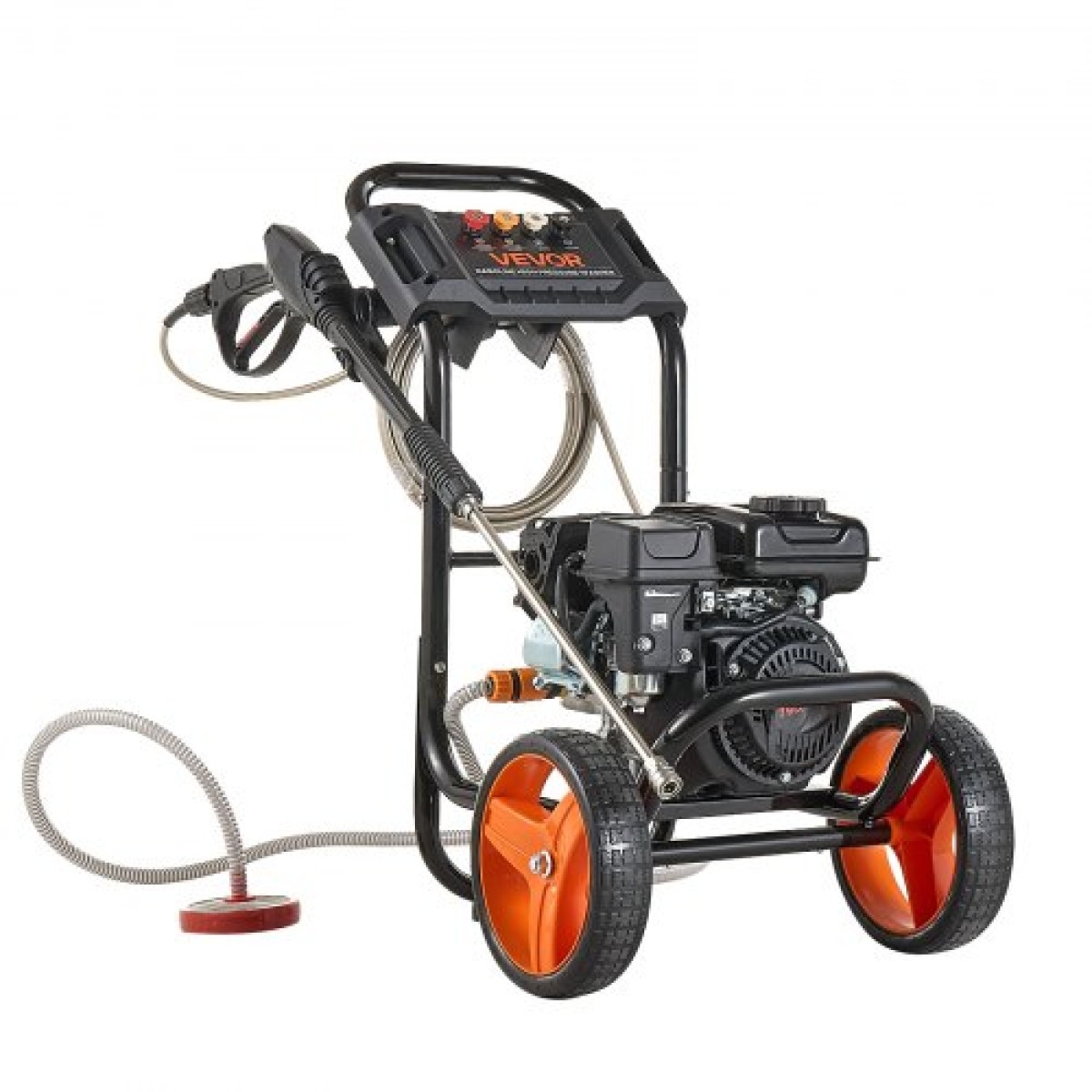Πλυντήριο αερίου VEVOR 2900 PSI και Max 7 L/min, αντλία αναβάθμισης αλουμινίου με πιστόλι ψεκασμού και ράβδο, σετ 4 ακροφυσίων, ηλεκτρικό πλυντήριο χαμηλού προφίλ για αυτοκίνητα, φράχτες, δρόμους, σπίτια, βεράντες, έπιπλα