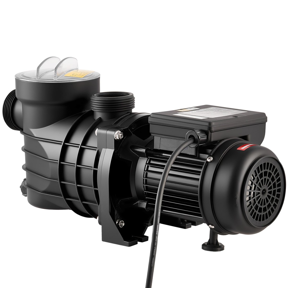 Αντλία πισίνας VEVOR Above Ground, 250W, 11.700 L/H Max Flow Αντλία πισίνας μονής ταχύτητας, AC 220-240V, 2850 RPM, 8 m Max Head Lift, με καλάθι φίλτρου & καπάκι, για πισίνες πάνω από το έδαφος και υδρομασάζ,