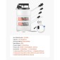 VEVOR Fluid Extractor, χωρητικότητας 9,5 L, Χειροκίνητος εξαγωγέας υγρών κενού με 150 cm Long Horse και τρεις σωλήνες επέκτασης 120 cm, Αντλία αλλαγής λαδιών με δεξαμενή HDPE για αυτοκίνητα, χορτοκοπτικά, σκάφη