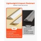 VEVOR Molding Wall Pack 3, Σετ πάνελ με σκοτάδι, Ελαφρύ βαμμένο πολυστυρένιο, Εύκολη εγκατάσταση, αδιάβροχη επένδυση με ευρύ προφίλ για εσωτερικό σαλόνι, υπνοδωμάτιο, λευκό (61x137 + 61x61 cm)