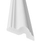 VEVOR Wall Molding 6 Pack, Κιτ πάνελ με ρολό, Ελαφρύ βαμμένο πολυστυρένιο, εύκολο στην εγκατάσταση, αδιάβροχο διακοσμητικό τοίχου για εσωτερική διακόσμηση σαλόνι, υπνοδωμάτιο, λευκό (61x137 + 61x61 cm)