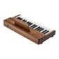 Πληκτρολόγιο VEVOR Kids Piano, Ξύλινο ψηφιακό πιάνο 37 πλήκτρων για παιδιά, Μίνι μουσικό εκπαιδευτικό όργανο παιχνίδι με ρεαλιστικό ήχο, διπλή ισχύς, ρυθμιζόμενη ένταση για νήπια, αγόρια κορίτσια εκμάθηση, καρυδιά