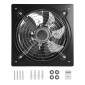 VEVOR 30,5 cm ανεμιστήρας εξάτμισης, 1558 CFM ανεμιστήρας υψηλής ταχύτητας επιτοίχιας βάσης με έλεγχο ταχύτητας, 70W χαμηλής κατανάλωσης, φορητός εξαγωγέας εξαερισμού για σοφίτα, γκαράζ, υπόγειο, εργαστήριο, κουζίνα, κοτέτσι
