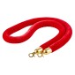 VEVOR 2 τεμ. Red Velvet Stanchion Ropes, 1,5 m Crowd Control Stanchion Red Velvet Ropes with Gold Hooks, Post Queue Barrier Carpet Rope for Carpet Events Κινηματογράφοι Μεγάλα εγκαίνια Ξενοδοχεία Πάρτι