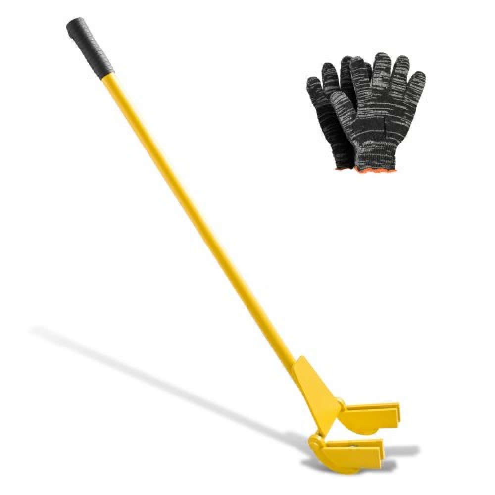 VEVOR Pallet Buster Tool, 1 m Handle Steel Wrecking Pry Bar, Χωρητικότητα 907 kg, Εργαλείο αφαίρεσης σανίδων καταστρώματος βαρέως τύπου, μπάρα θραύσης για δάπεδα, πλαίσιο, στέγες, επένδυση, γυψοσανίδα