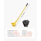 VEVOR Pallet Buster Tool, 1 m Handle Steel Wrecking Pry Bar, Χωρητικότητα 907 kg, Εργαλείο αφαίρεσης σανίδων καταστρώματος βαρέως τύπου, μπάρα θραύσης για δάπεδα, πλαίσιο, στέγες, επένδυση, γυψοσανίδα