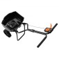 VEVOR Push Lawn Spreader, 3m Spreading Width, Broadcast Spreader με χωρητικότητα 59 kg & 10 in All-Terrain ελαστικά, Walk-Behind Garden & Lawn Broadcast Spreaders for Seed Fertilizer Weed Control