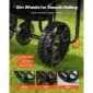 VEVOR Push Lawn Spreader, 3m Spreading Width, Broadcast Spreader με χωρητικότητα 59 kg & 10 in All-Terrain ελαστικά, Walk-Behind Garden & Lawn Broadcast Spreaders for Seed Fertilizer Weed Control