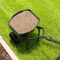 VEVOR Push Lawn Spreader, 3m Spreading Width, Broadcast Spreader με χωρητικότητα 59 kg & 10 in All-Terrain ελαστικά, Walk-Behind Garden & Lawn Broadcast Spreaders for Seed Fertilizer Weed Control