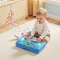 VEVOR Baby DJ Playset για νήπια 1-3, Εκπαιδευτικά μουσικά επιτραπέζια παιχνίδια με 133 πηγές ήχου, πικάπ ηχογράφησης και LED DJ, Τραπέζι δραστηριότητας μωρού για γενέθλια, δώρο για παιδιά ηλικίας 6+ μηνών
