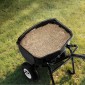 VEVOR Walk Behind Spreader, χωρητικότητα 60 LBS, Push Spreader με σχάρα χοάνης, 0-9,8 ft πλάτος διασποράς, 8 in All Terrain πνευματικά ελαστικά, Garden & Lawn Broadcast Spreader, για σπόρους, λίπασμα