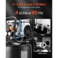 VEVOR 50L Air Compressor, 1,5 kW 113L/min στα 6,2 Bar, Max 8 Bar Pressure Oil-free Tank Air Compressor, Φορητό σε τροχούς για επισκευή αυτοκινήτου, Φούσκωμα ελαστικών, Βαφή με σπρέι, Καρφώματα ξυλουργικής