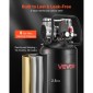 VEVOR 50L Air Compressor, 1,5 kW 113L/min στα 6,2 Bar, Max 8 Bar Pressure Oil-free Tank Air Compressor, Φορητό σε τροχούς για επισκευή αυτοκινήτου, Φούσκωμα ελαστικών, Βαφή με σπρέι, Καρφώματα ξυλουργικής