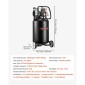 VEVOR 50L Air Compressor, 1,5 kW 113L/min στα 6,2 Bar, Max 8 Bar Pressure Oil-free Tank Air Compressor, Φορητό σε τροχούς για επισκευή αυτοκινήτου, Φούσκωμα ελαστικών, Βαφή με σπρέι, Καρφώματα ξυλουργικής