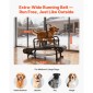 Διάδρομος VEVOR Dog για Small/Medium Dog, Pet Running Machine Pacer Slatmill με Stepless ρύθμιση, φρένο και τροχούς, αναβάθμιση πλαστικής ζώνης για να κρατάτε τα κατοικίδια ενεργά και σε φόρμα, έως 199,6 kg, εύκολο στη μετακίνηση